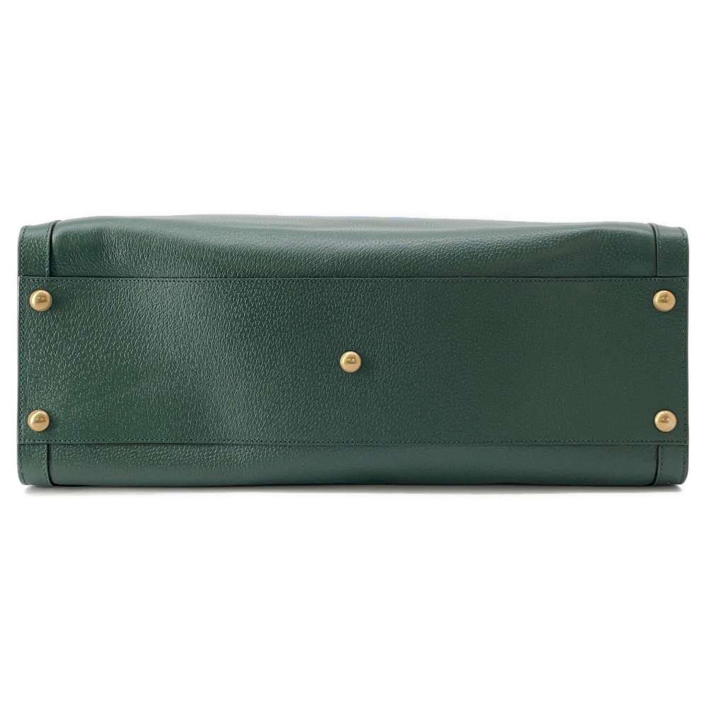 GUCCI Adidas Collaboration Diana Maxi Tote Green 719289 Leather