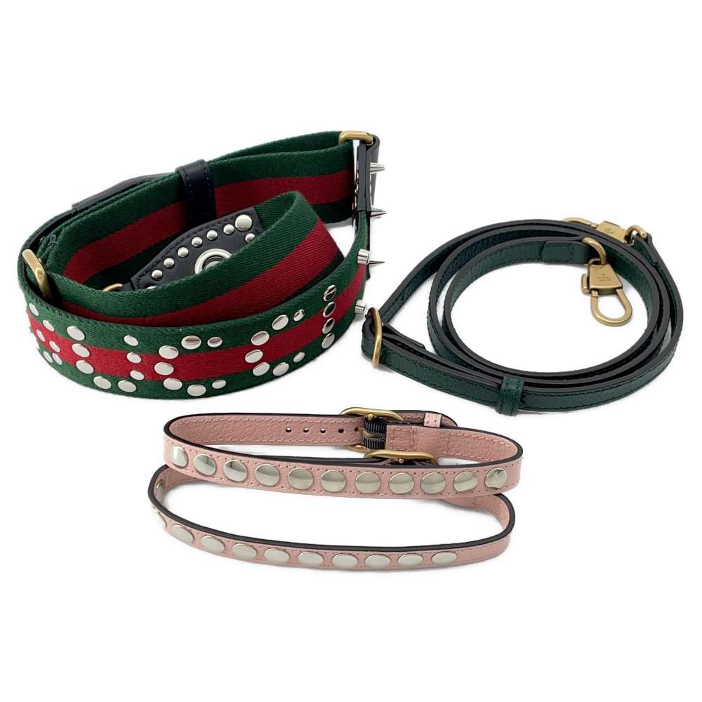 GUCCI Adidas Collaboration Diana Maxi Tote Green 719289 Leather