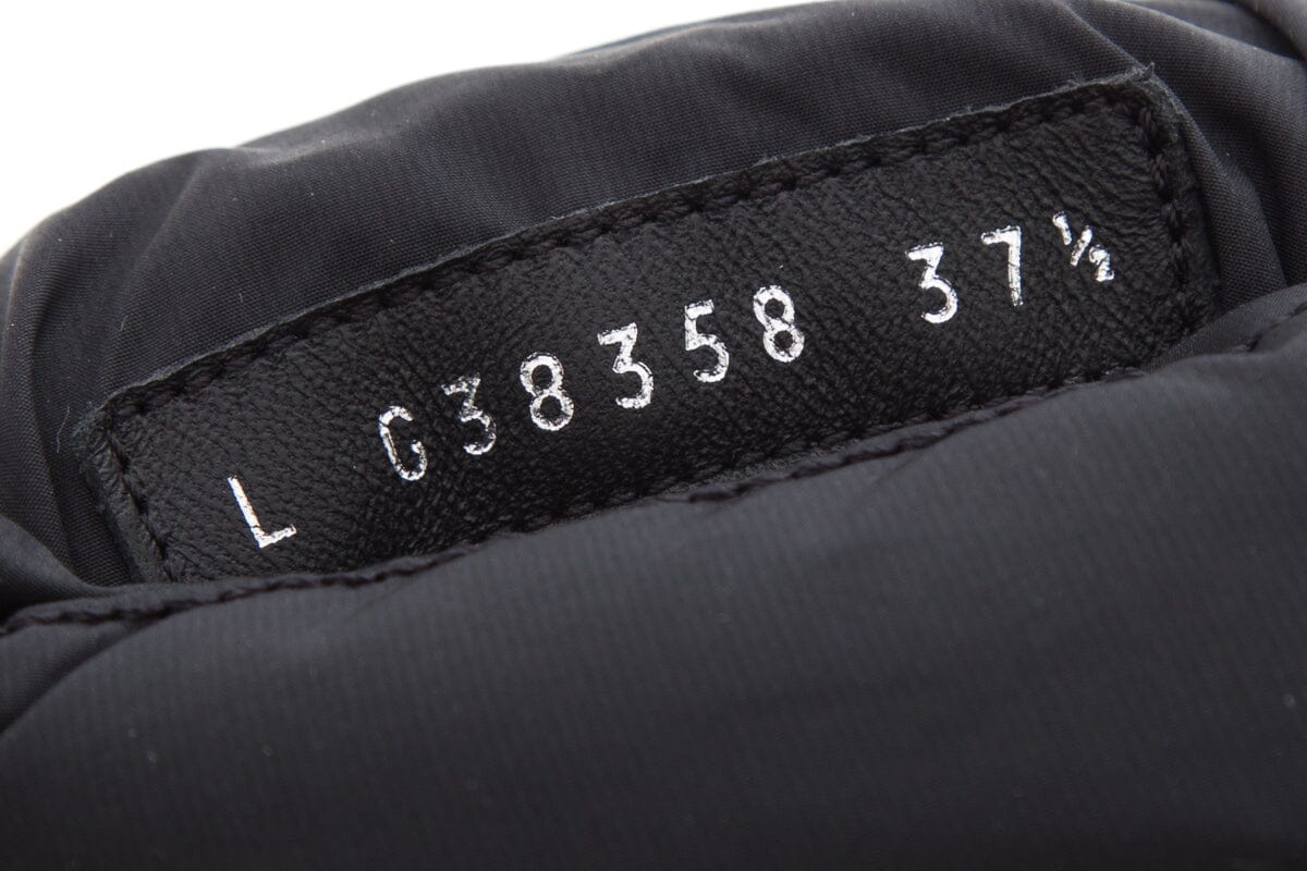 Chanel Black Nylon & Suede Snow Booties SZ 37.5