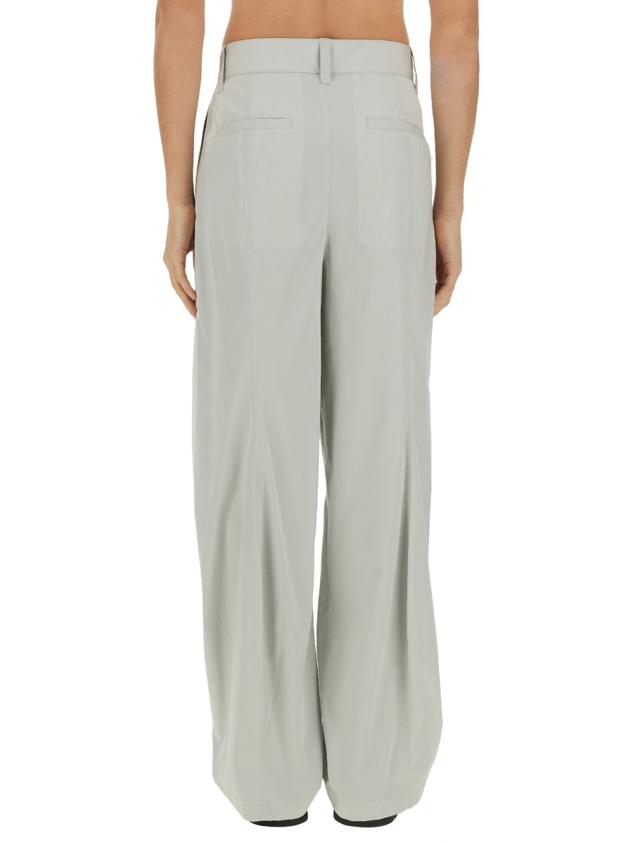 Bottega Veneta Men Silk And Cotton Pants