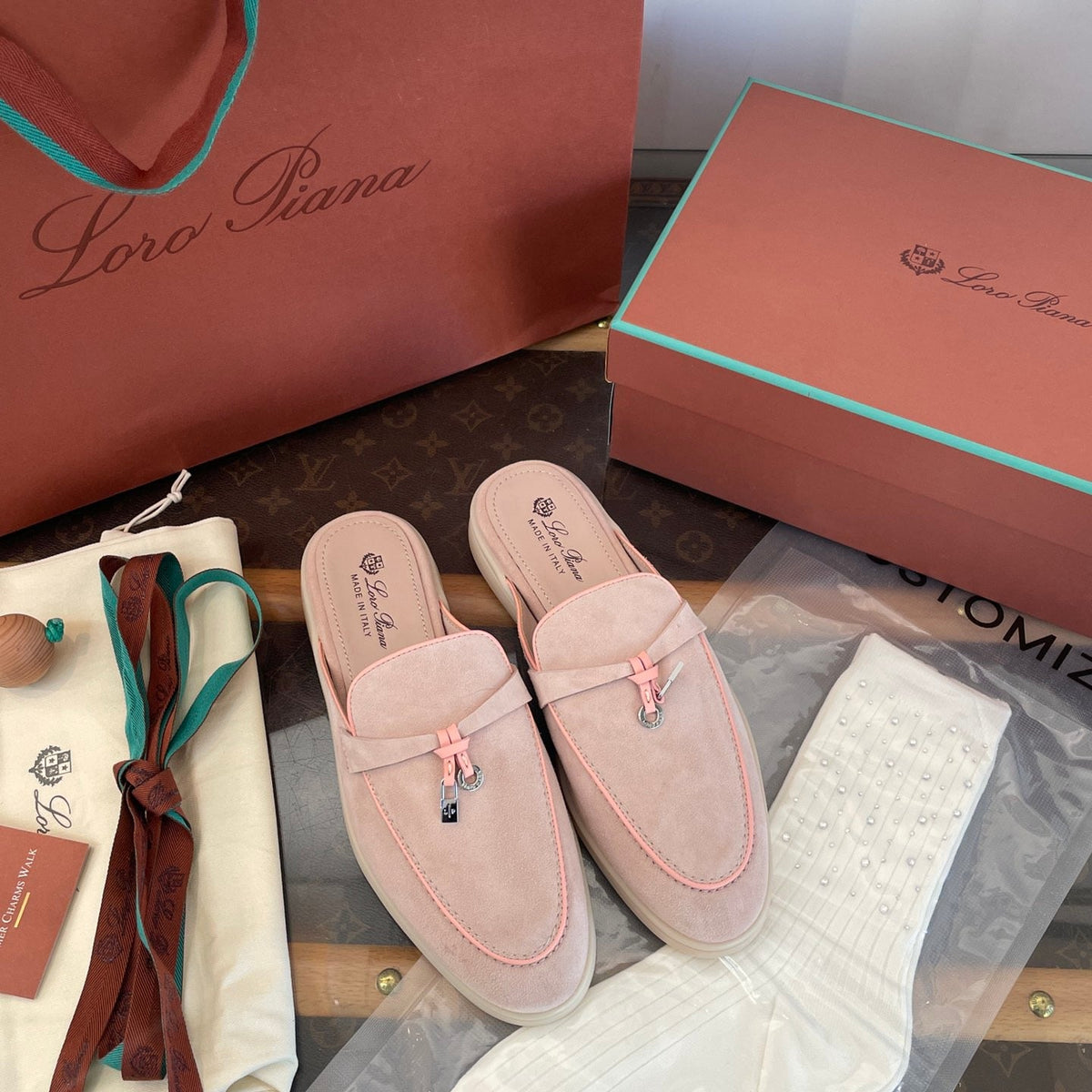 LORO P SUMMER CHARMS LOAFERS