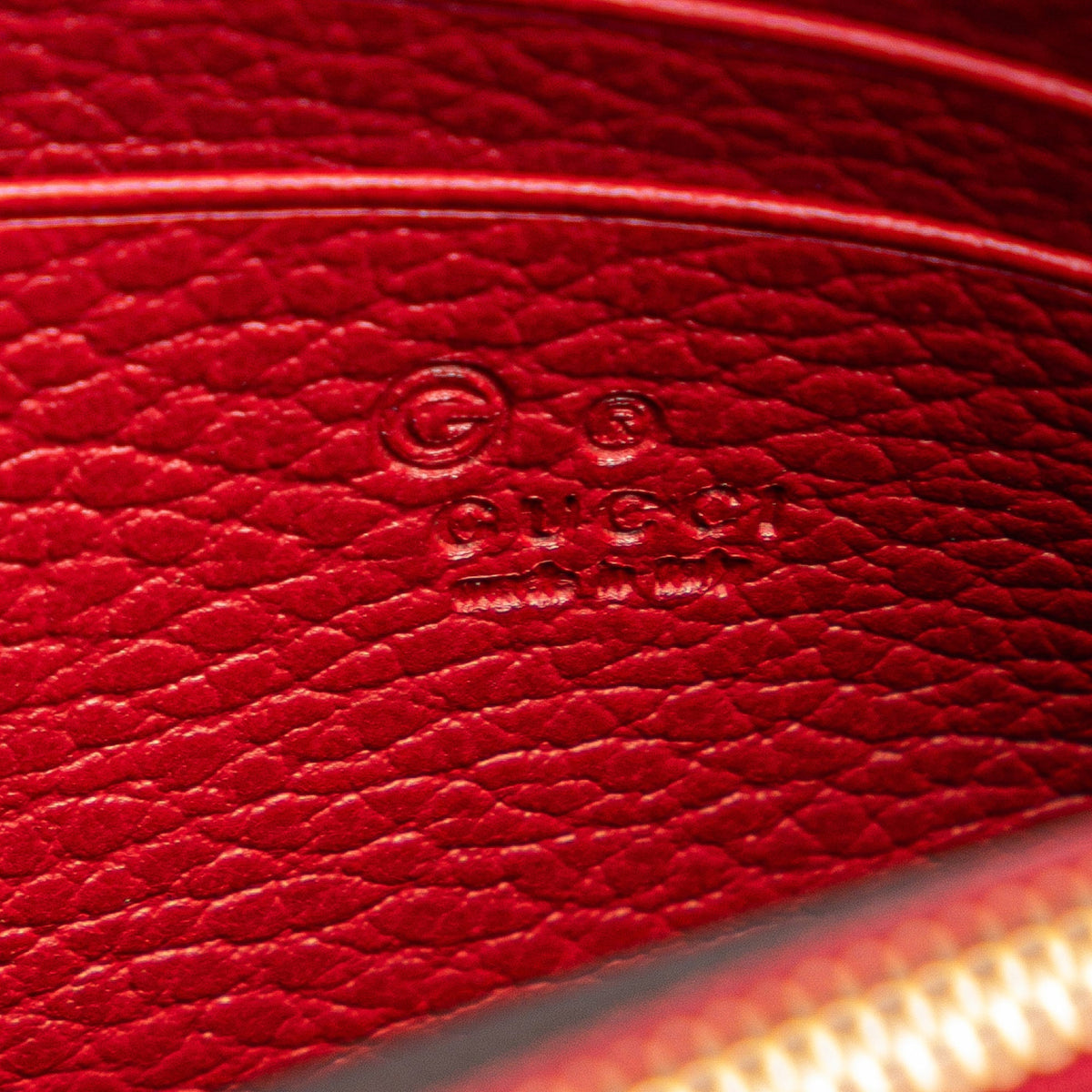 GUCCI Leather Betty Wallet On Chain Crossbody Bag
