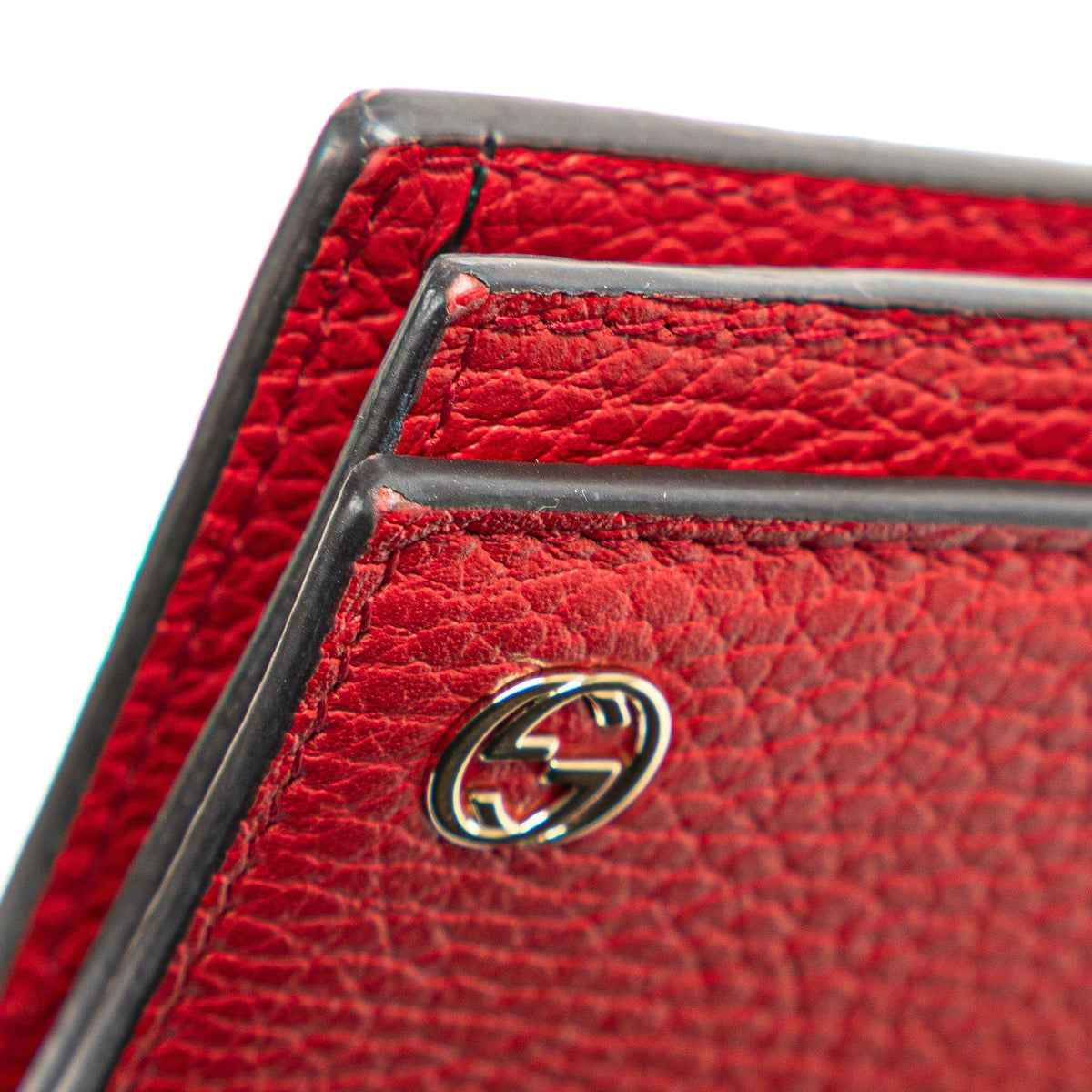 GUCCI Leather Betty Wallet On Chain Crossbody Bag