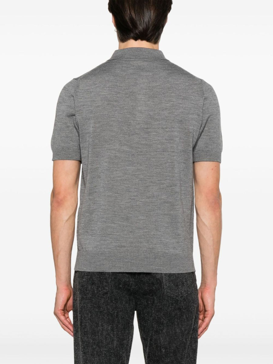 Fendi Men `Ff` Embossed Polo