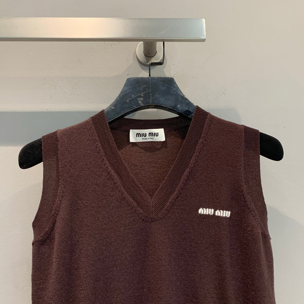 MIU M KNITTED VEST