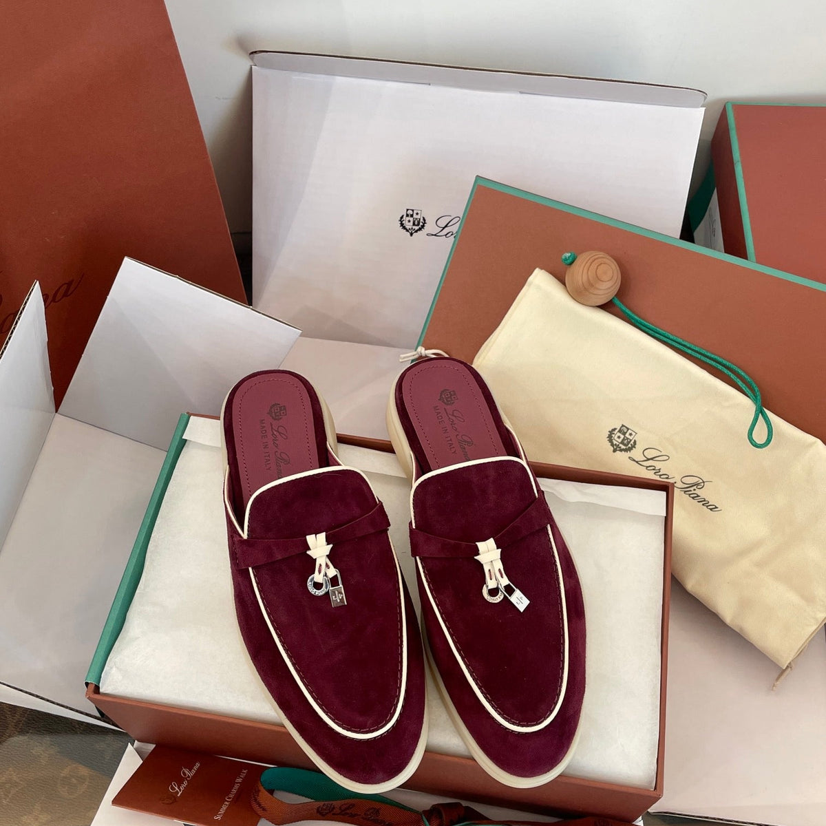 LORO P SUMMER CHARMS LOAFERS