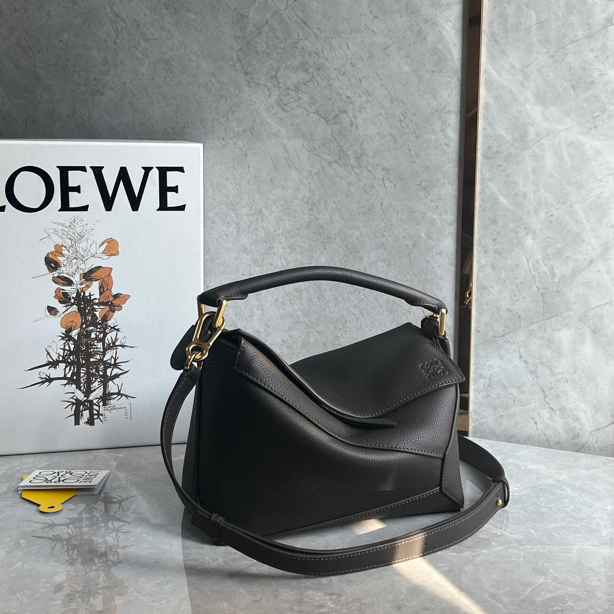 LOEW SMALL PUZZLE EDGE BAG