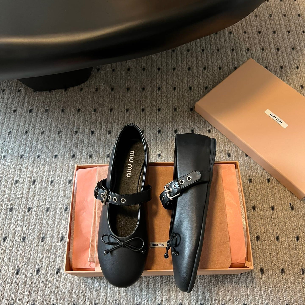MIU M BALLERINA FLATS
