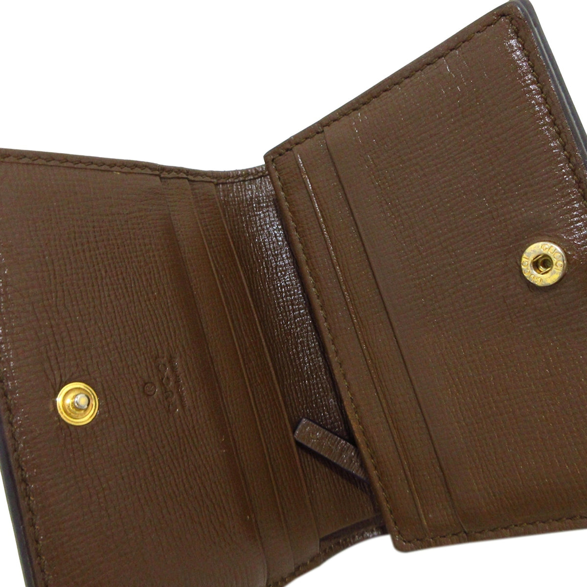 GUCCI GG Supreme Heart Bifold Wallet Small Wallets