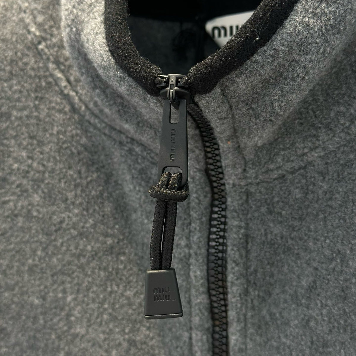MIU M FLEECE JACKET