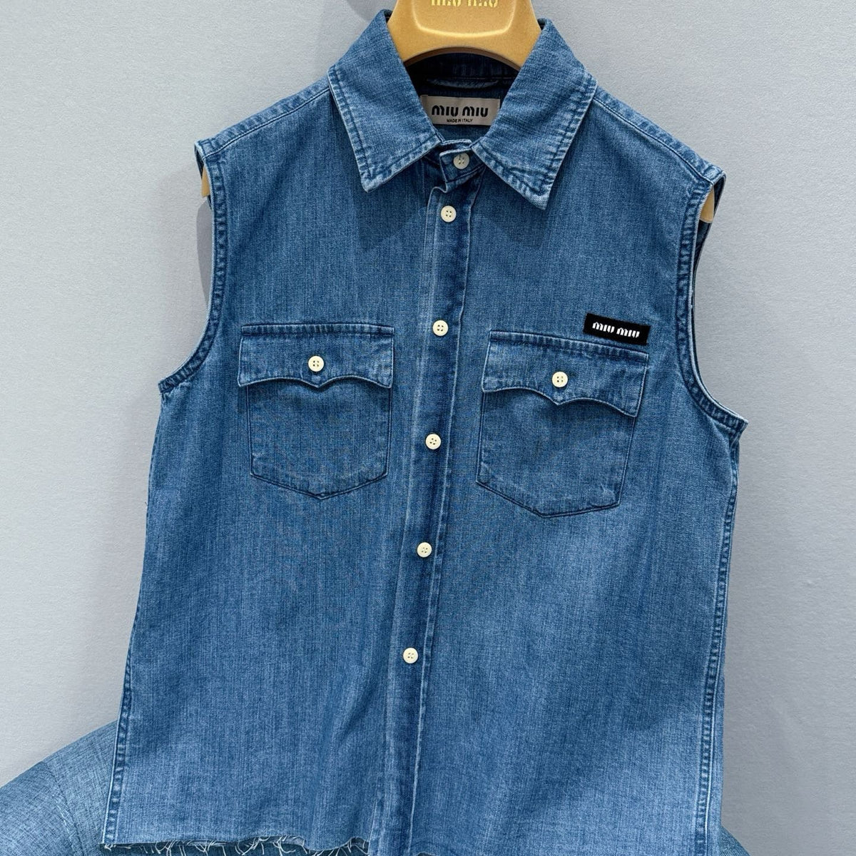 MIU M DENIM SHIRT