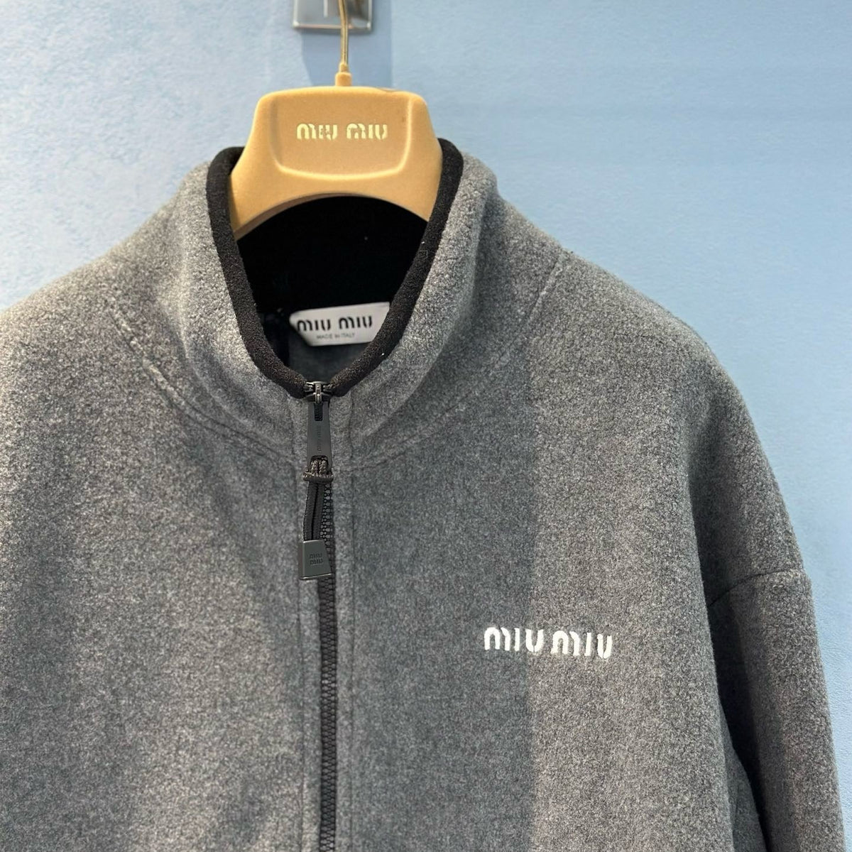 MIU M FLEECE JACKET