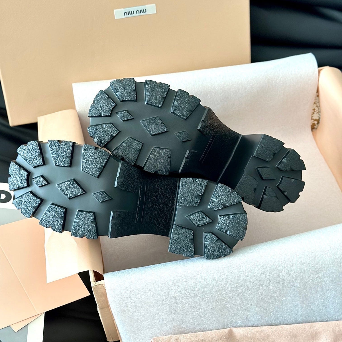 MIU M BOOTS