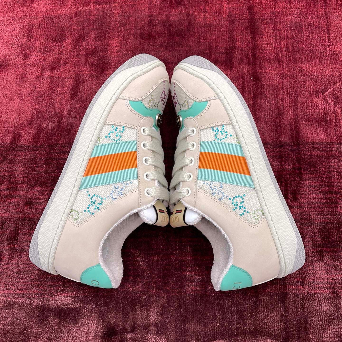 GG SCREENER LEATHER SNEAKERS