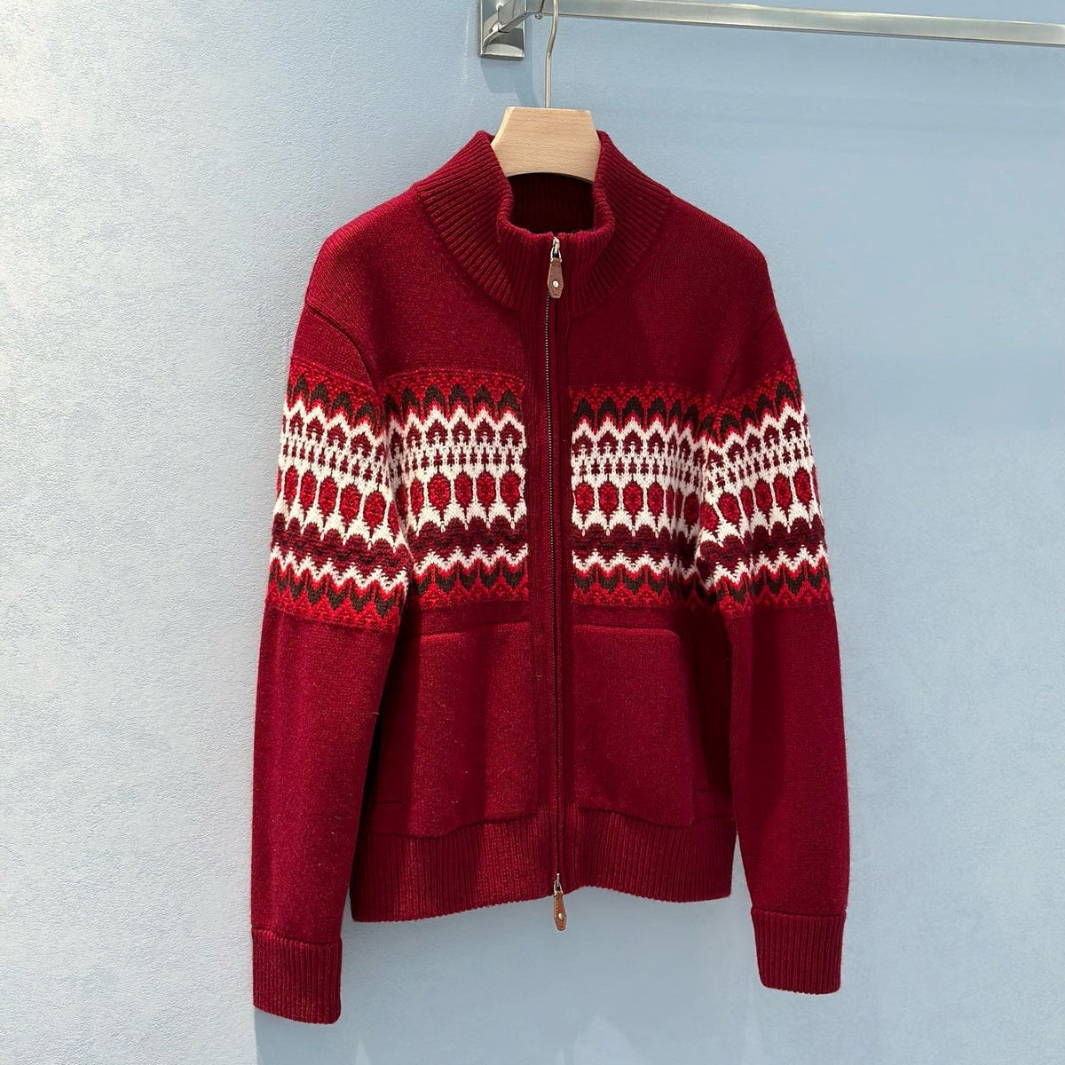 LORO P ZIP SWEATER