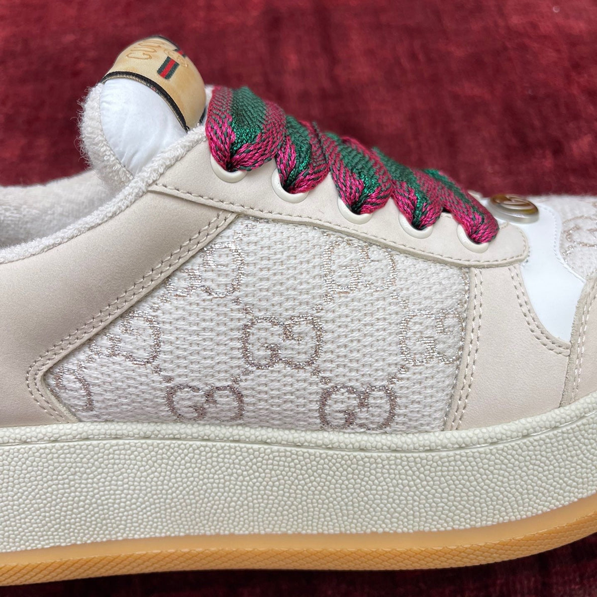 GG SCREENER LEATHER SNEAKERS