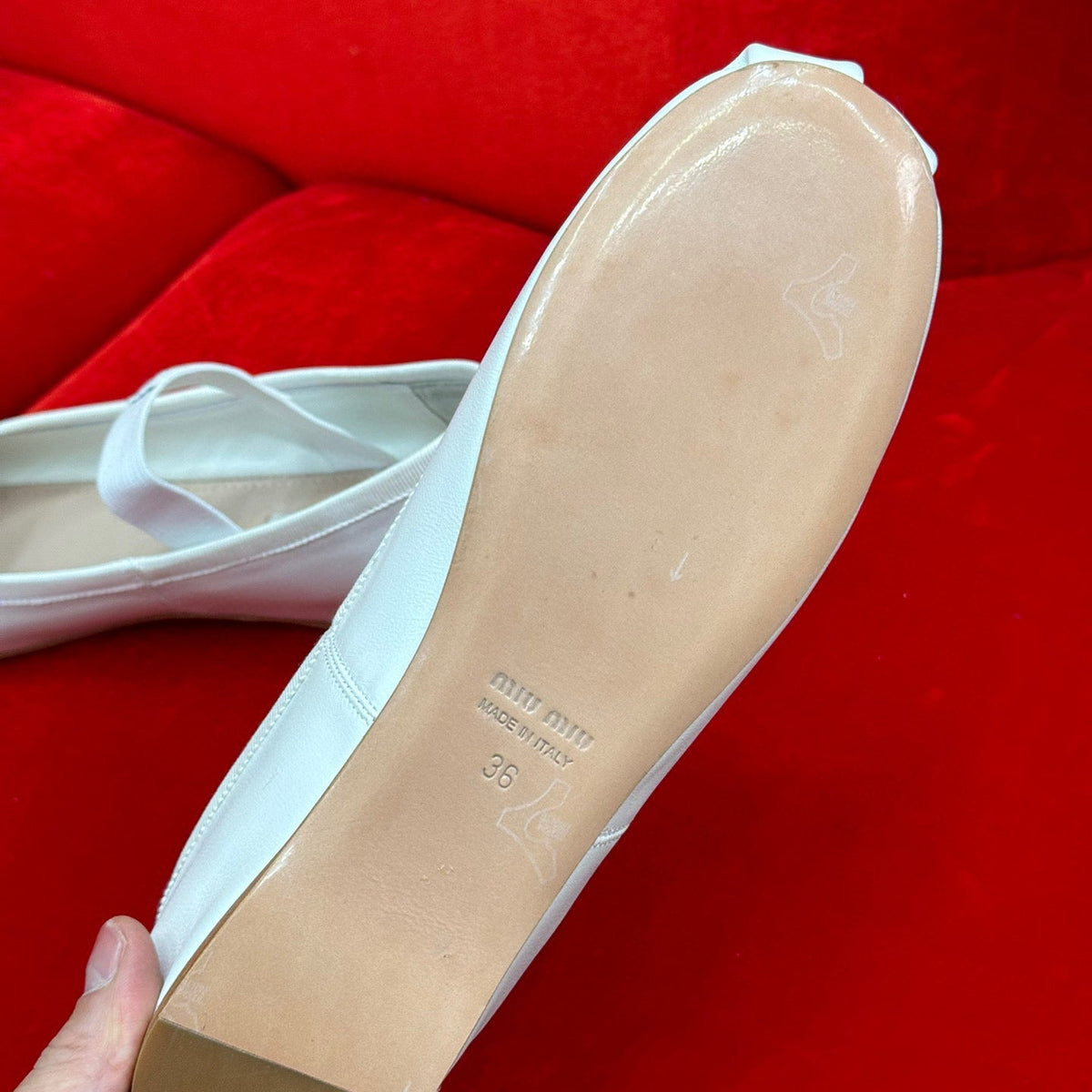 MIU M BALLERINA FLATS
