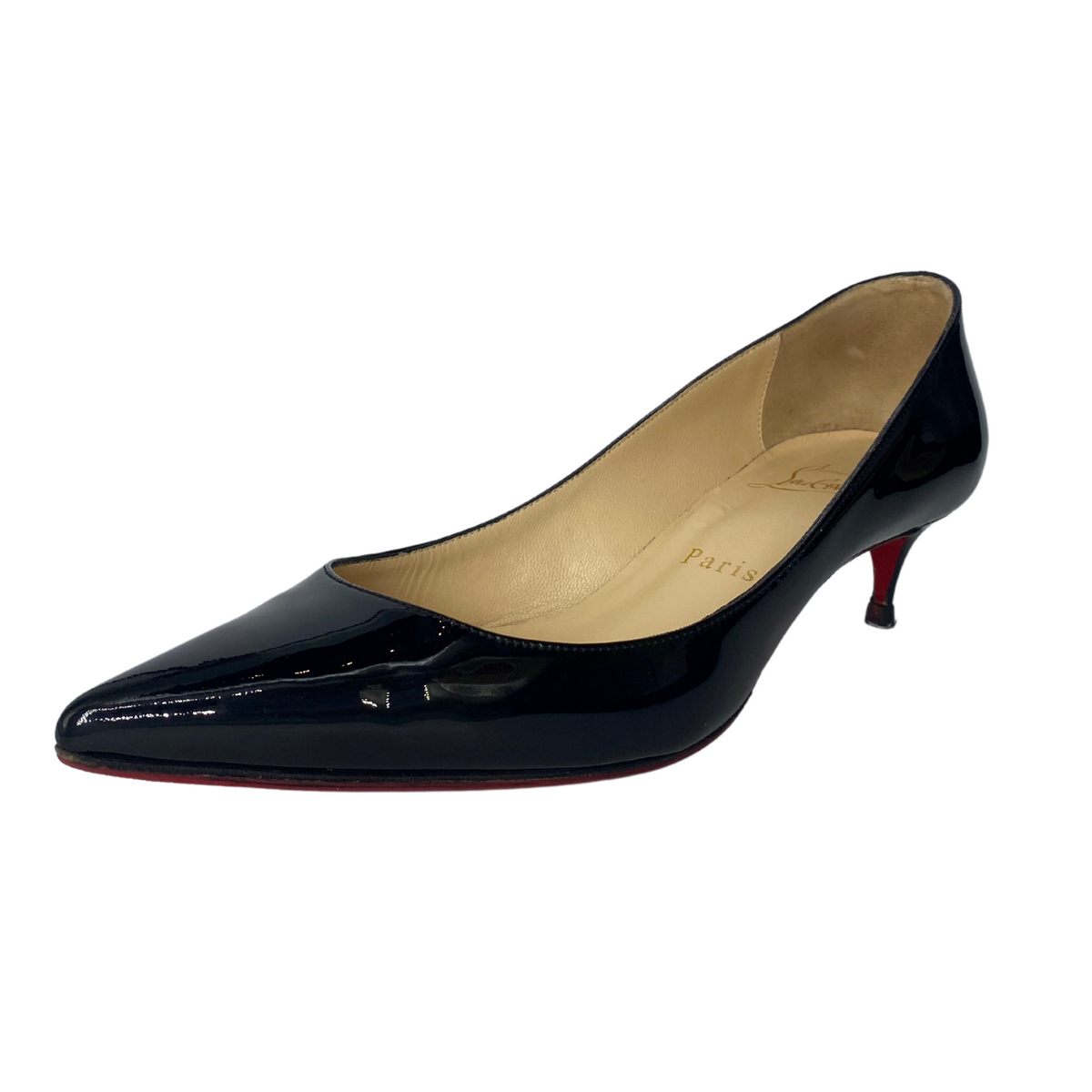 Christian Louboutin Patent Leather Decollete Heels |US6|IT36|