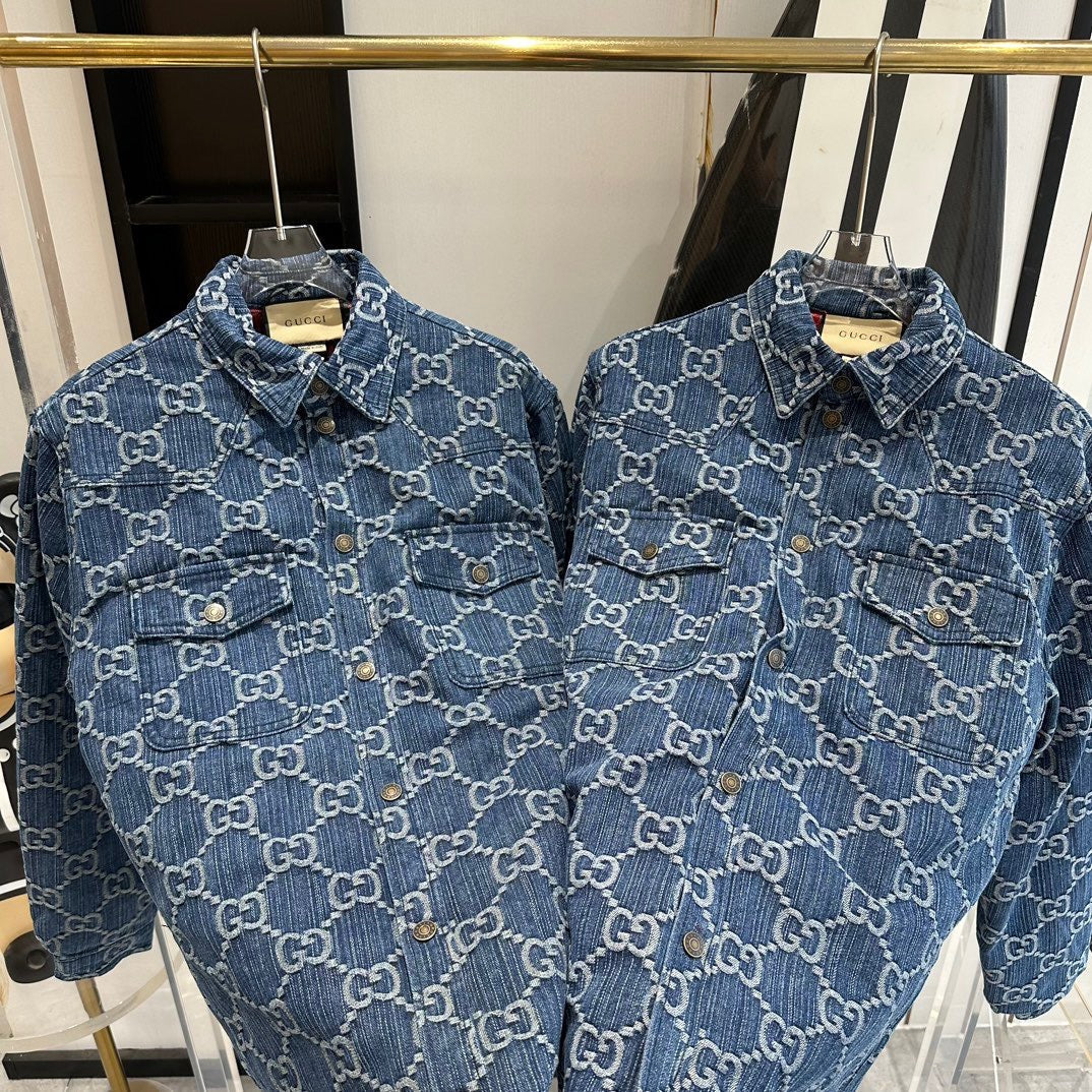 GG DENIM OVERSHIRT