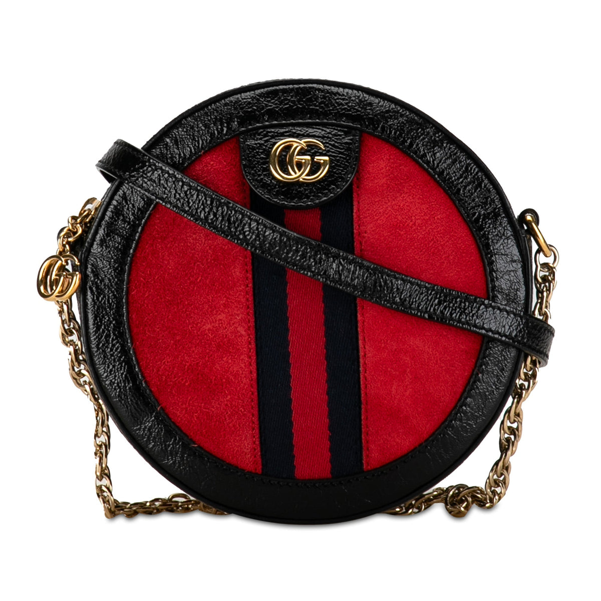 GUCCI Mini Ophidia Round Crossbody Crossbody Bag