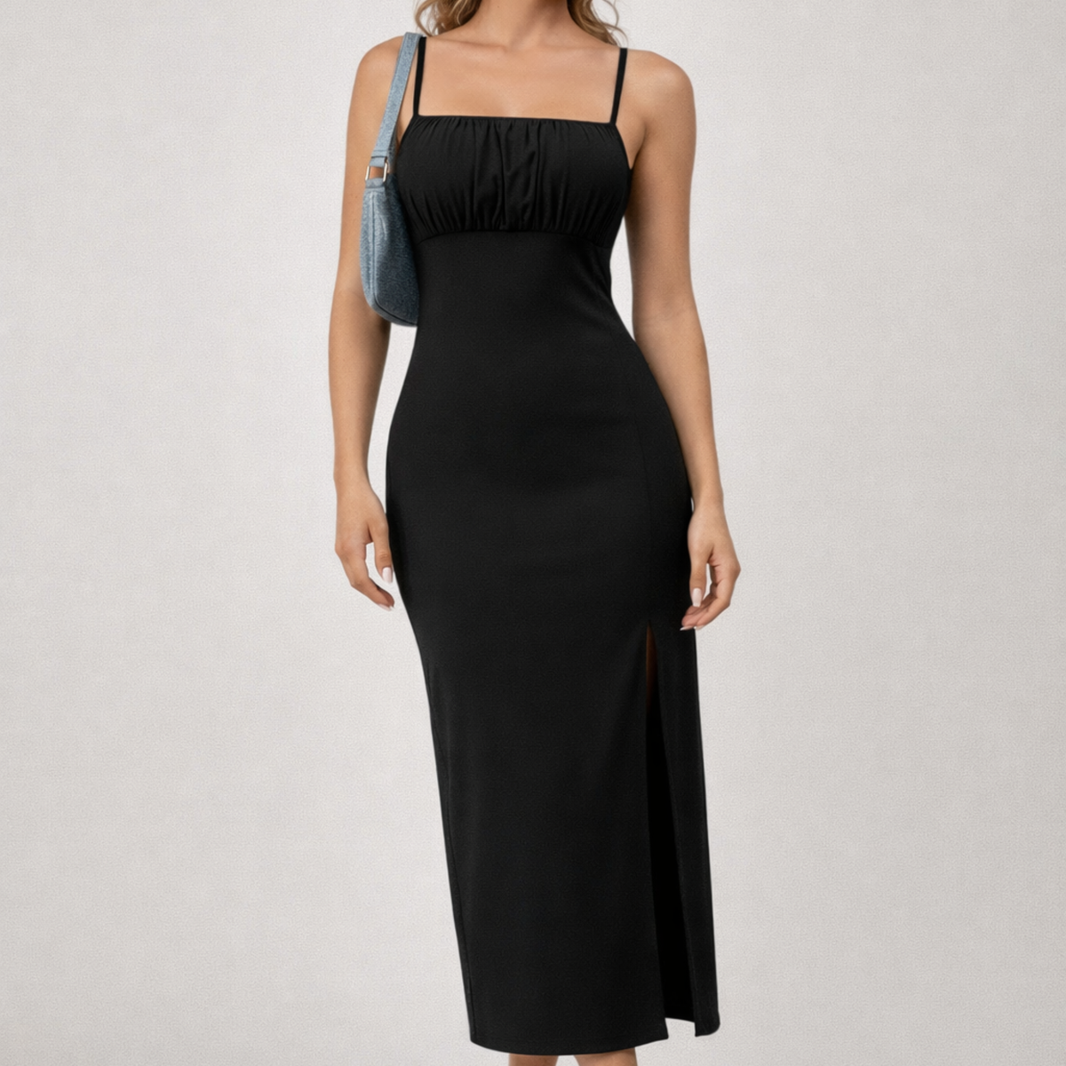 Lila | Midi Dress with Side Split