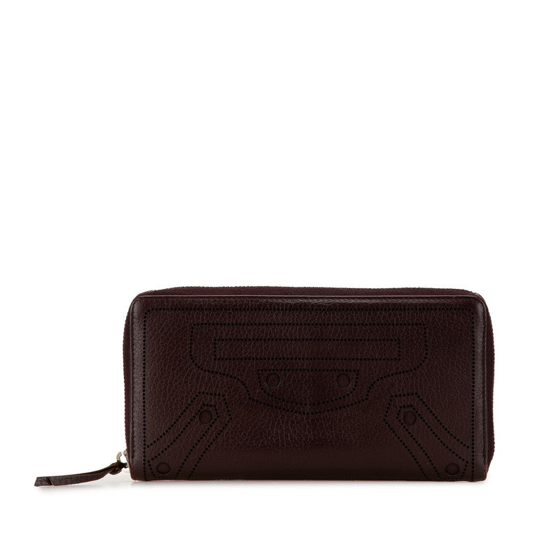 balenciaga Leather Classic Continental Wallet