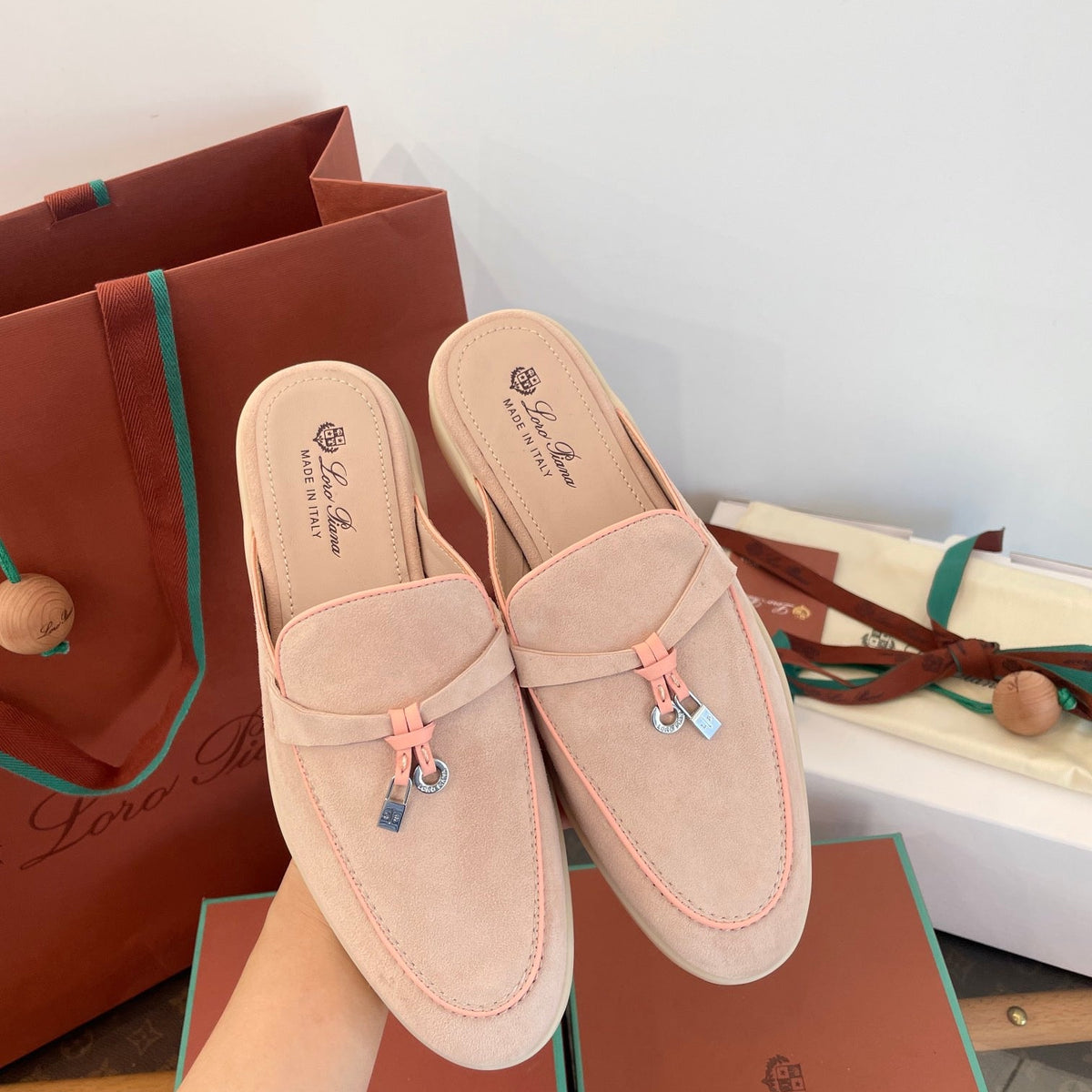 LORO P SUMMER CHARMS LOAFERS