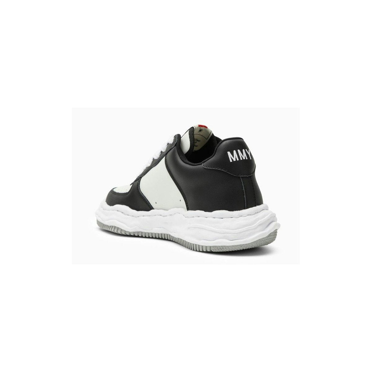 LOW WAINE OG WHITE/BLACK LEATHER TRAINER