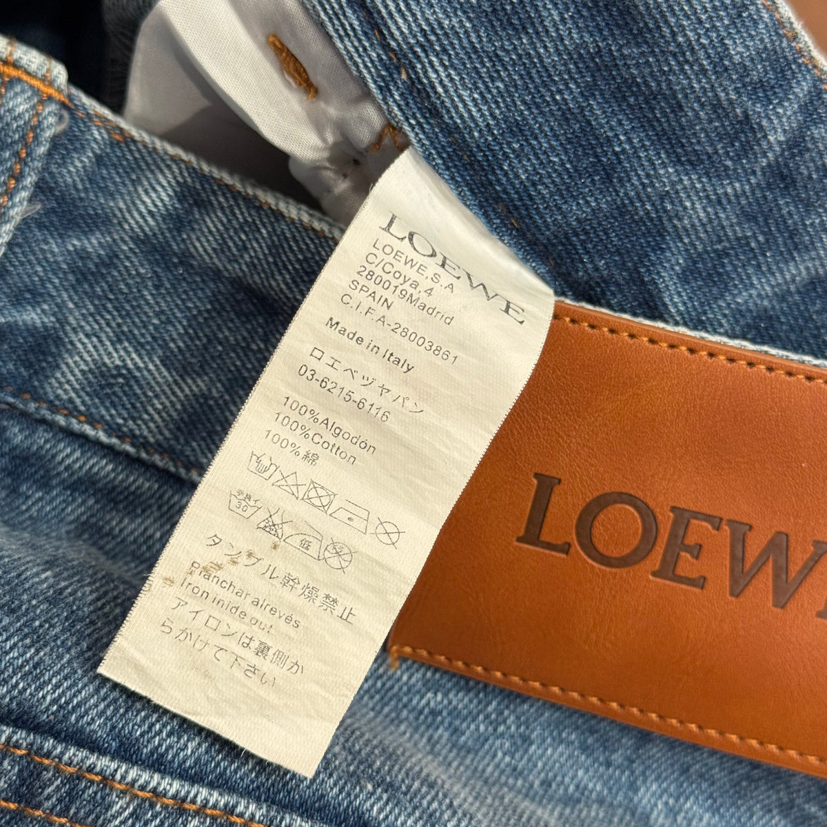 LOEW DENIM SHORTS