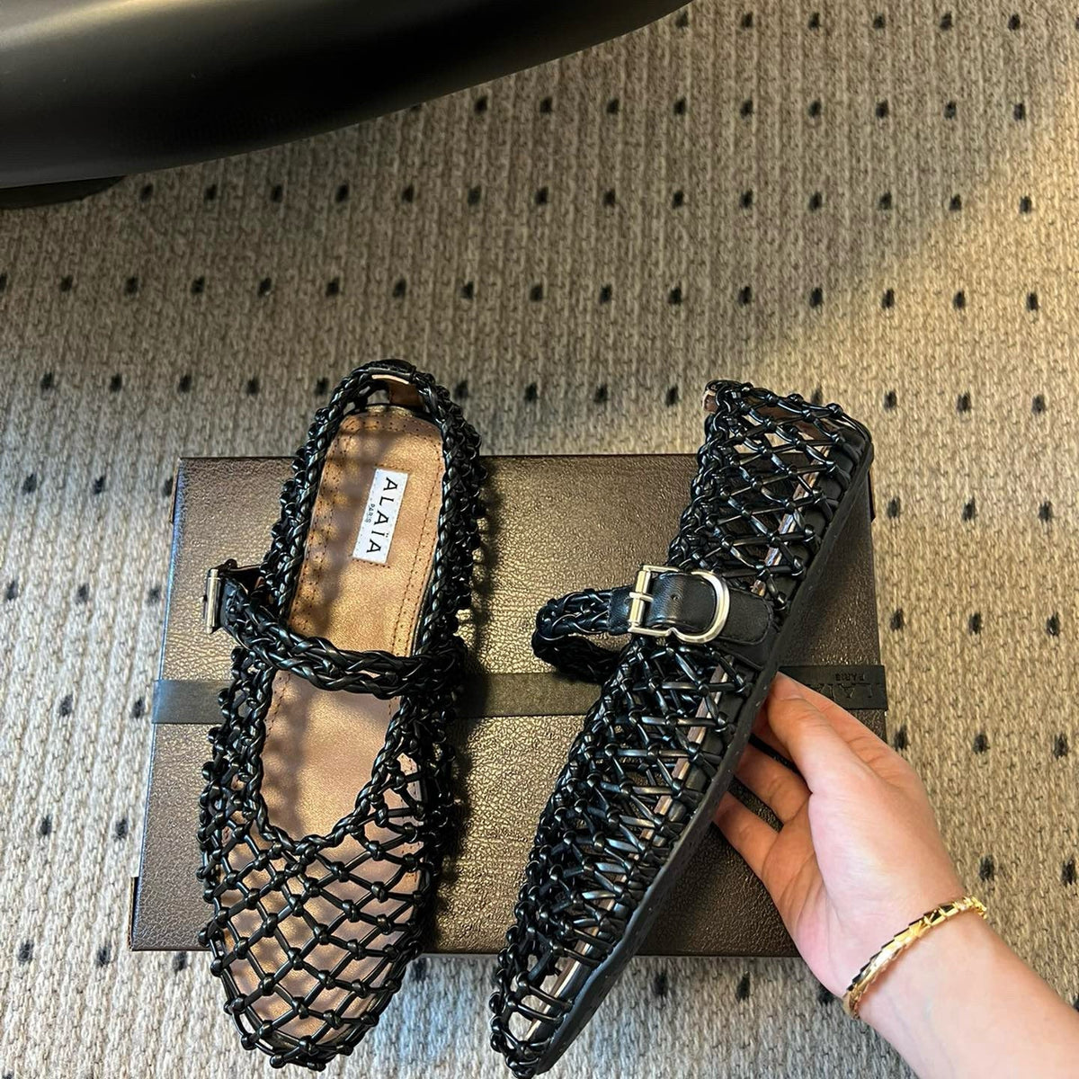 ALAIA BALLET FLATS
