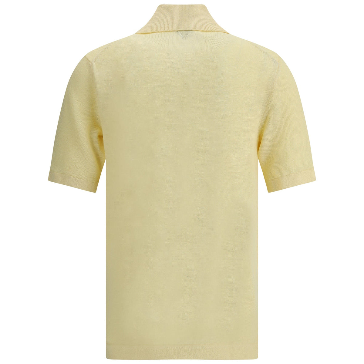 Bottega Veneta Men Linen Polo Shirt