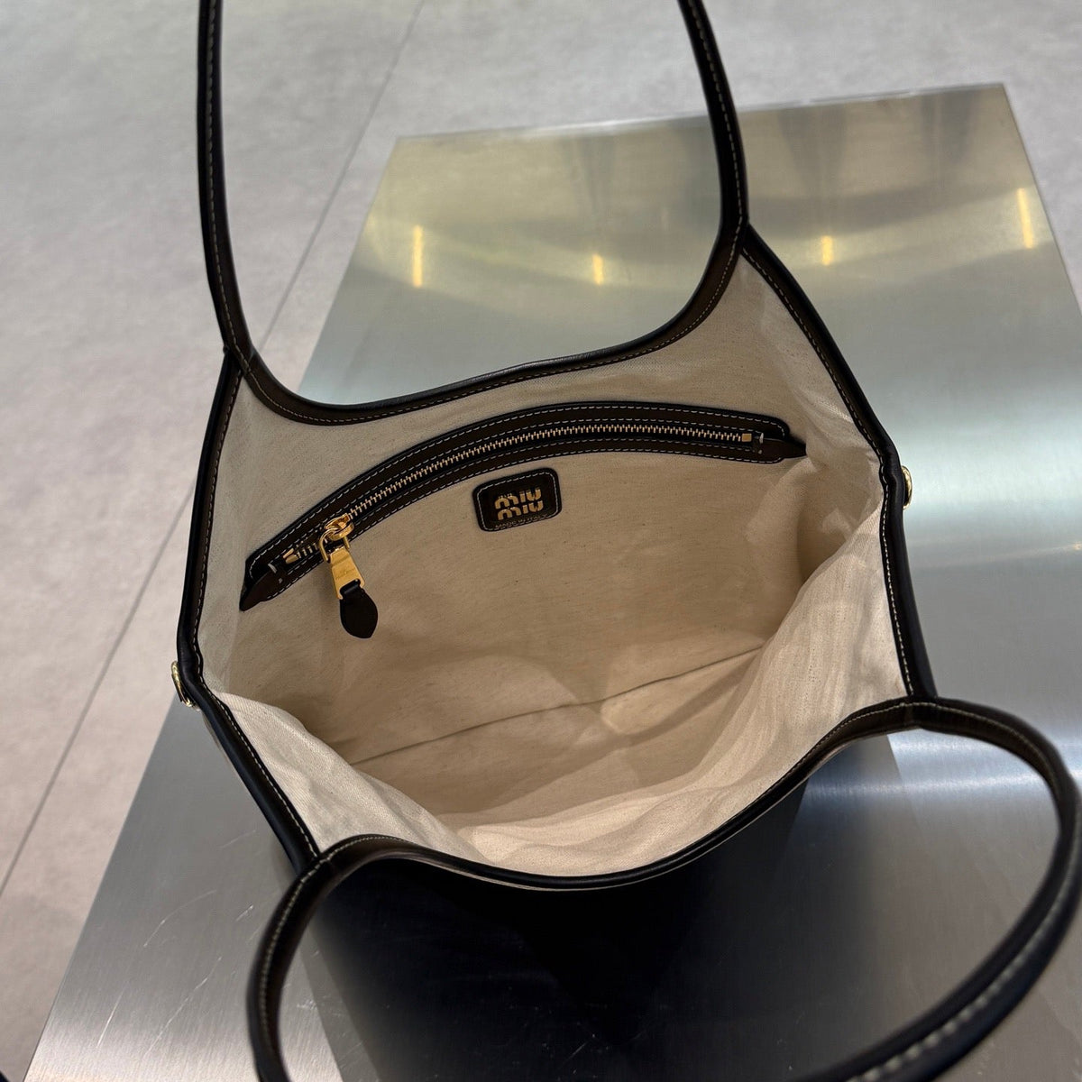 MIU M IVY LEATHER BAG