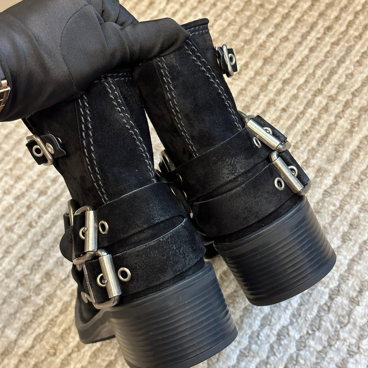 MIU M BOOTS