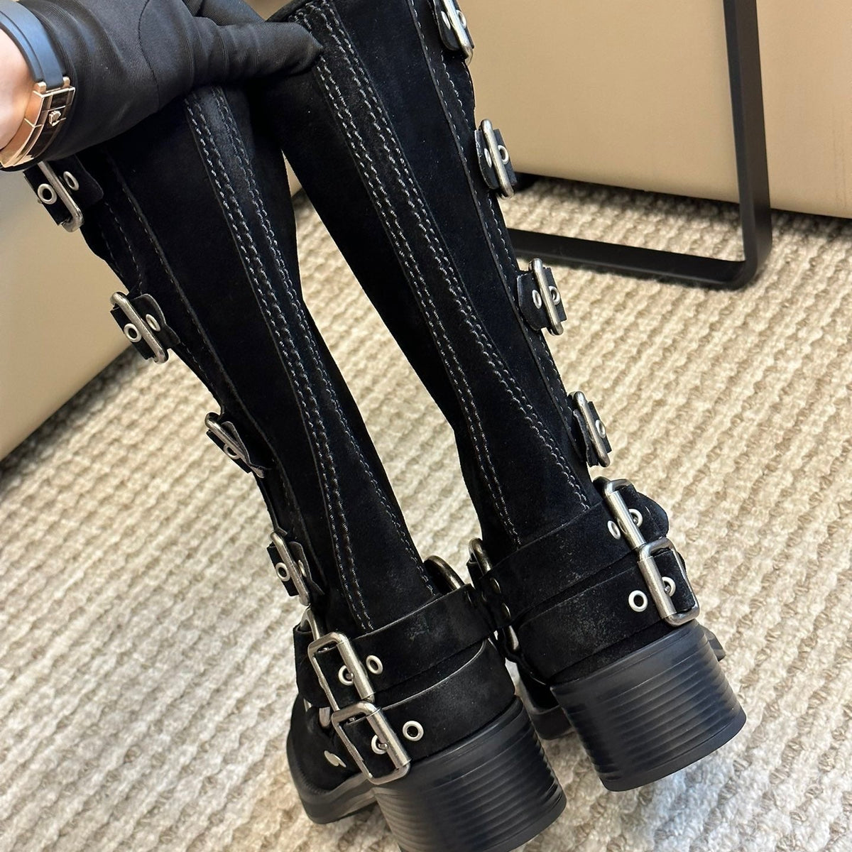 MIU M BOOTS