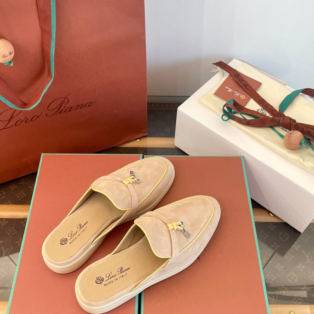 LORO P SUMMER CHARMS LOAFERS