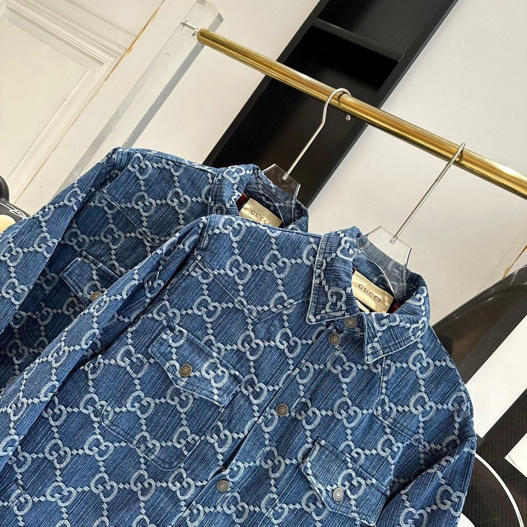 GG DENIM OVERSHIRT