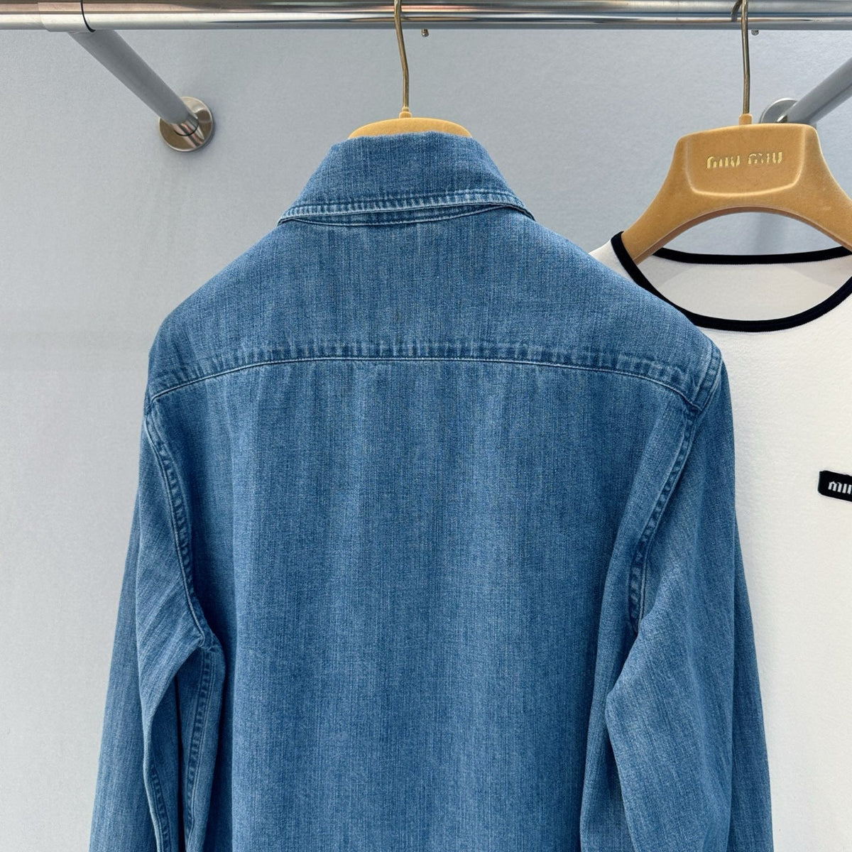 MIU M DENIM SHIRT
