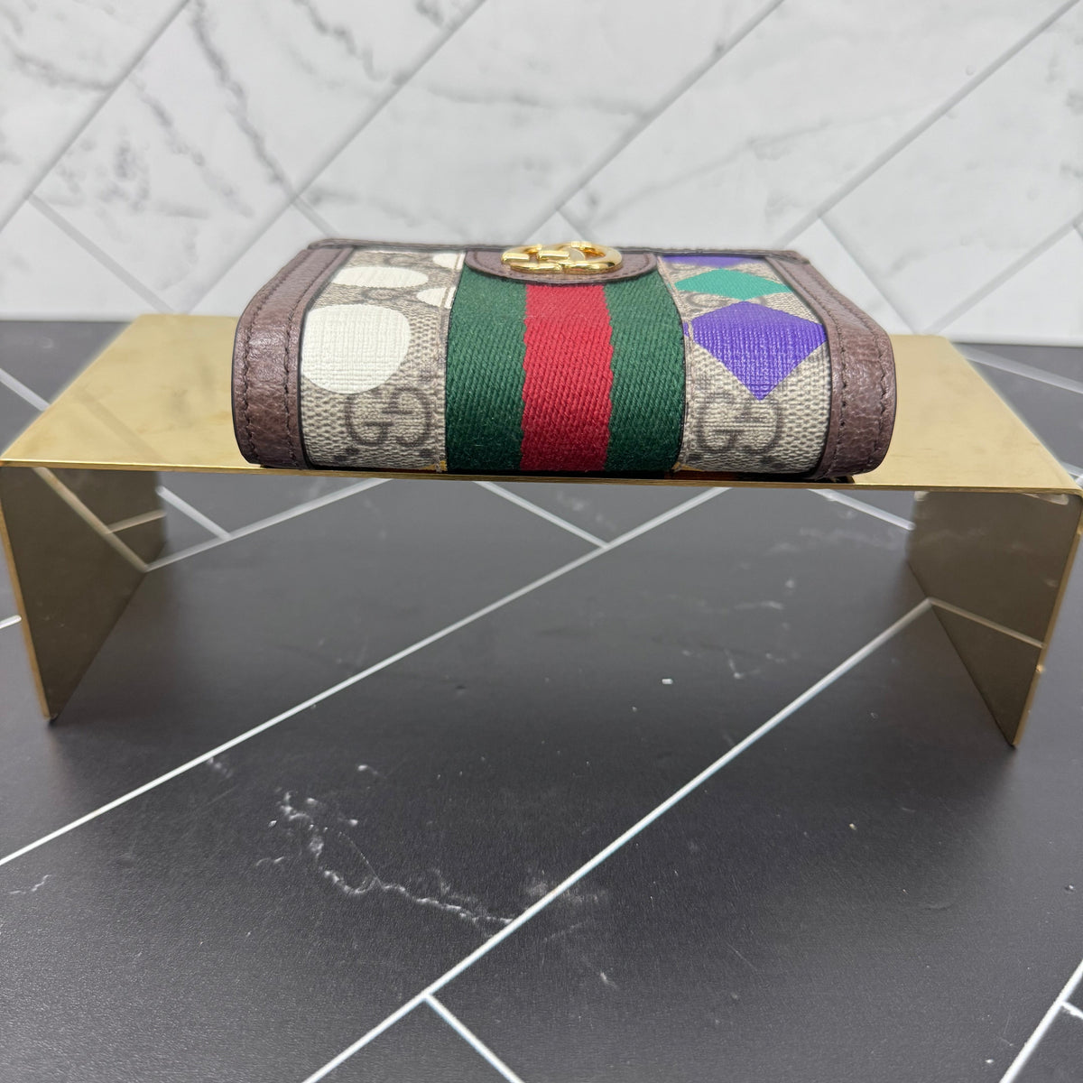 Gucci Marmont Sherry Compact Wallet