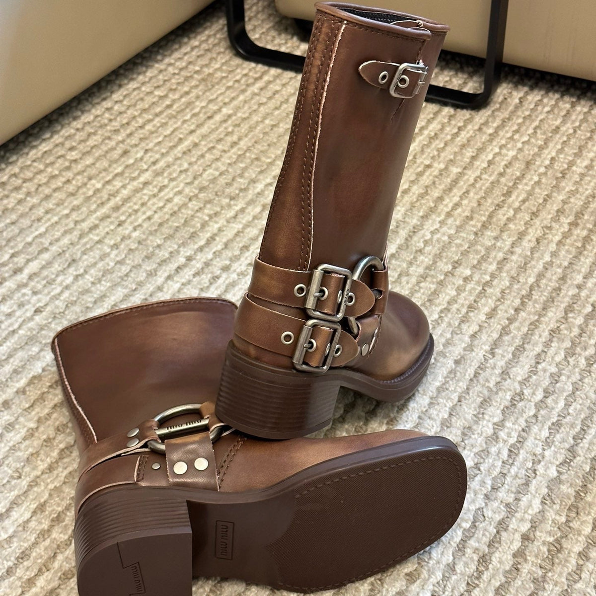 MIU M BOOTS