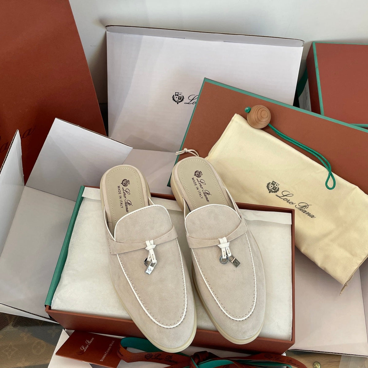 LORO P SUMMER CHARMS LOAFERS