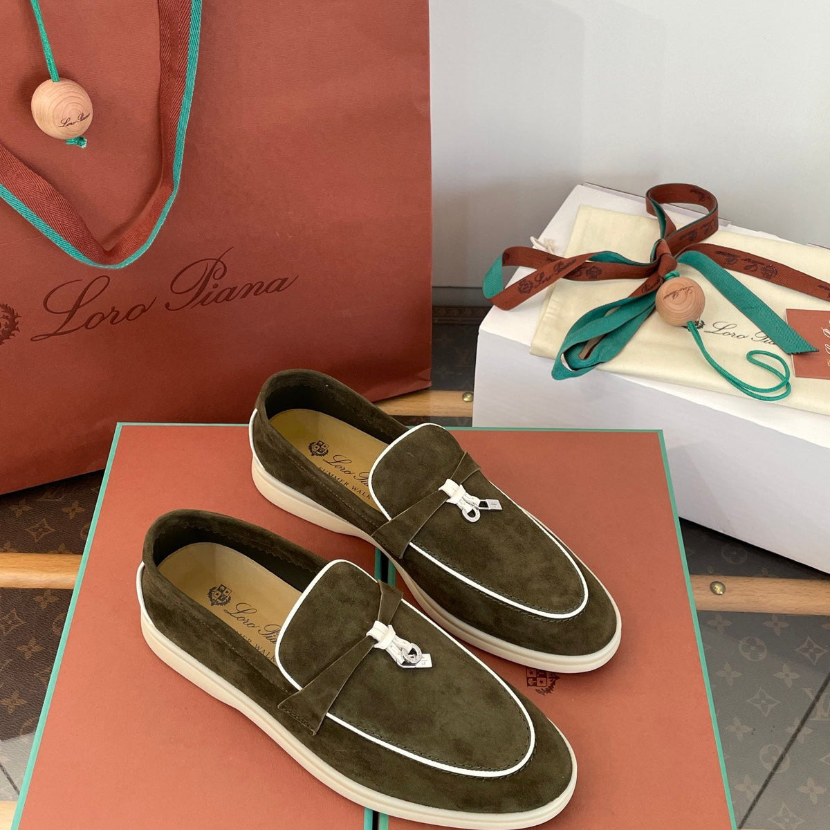 LORO P SUMMER CHARMS LOAFERS
