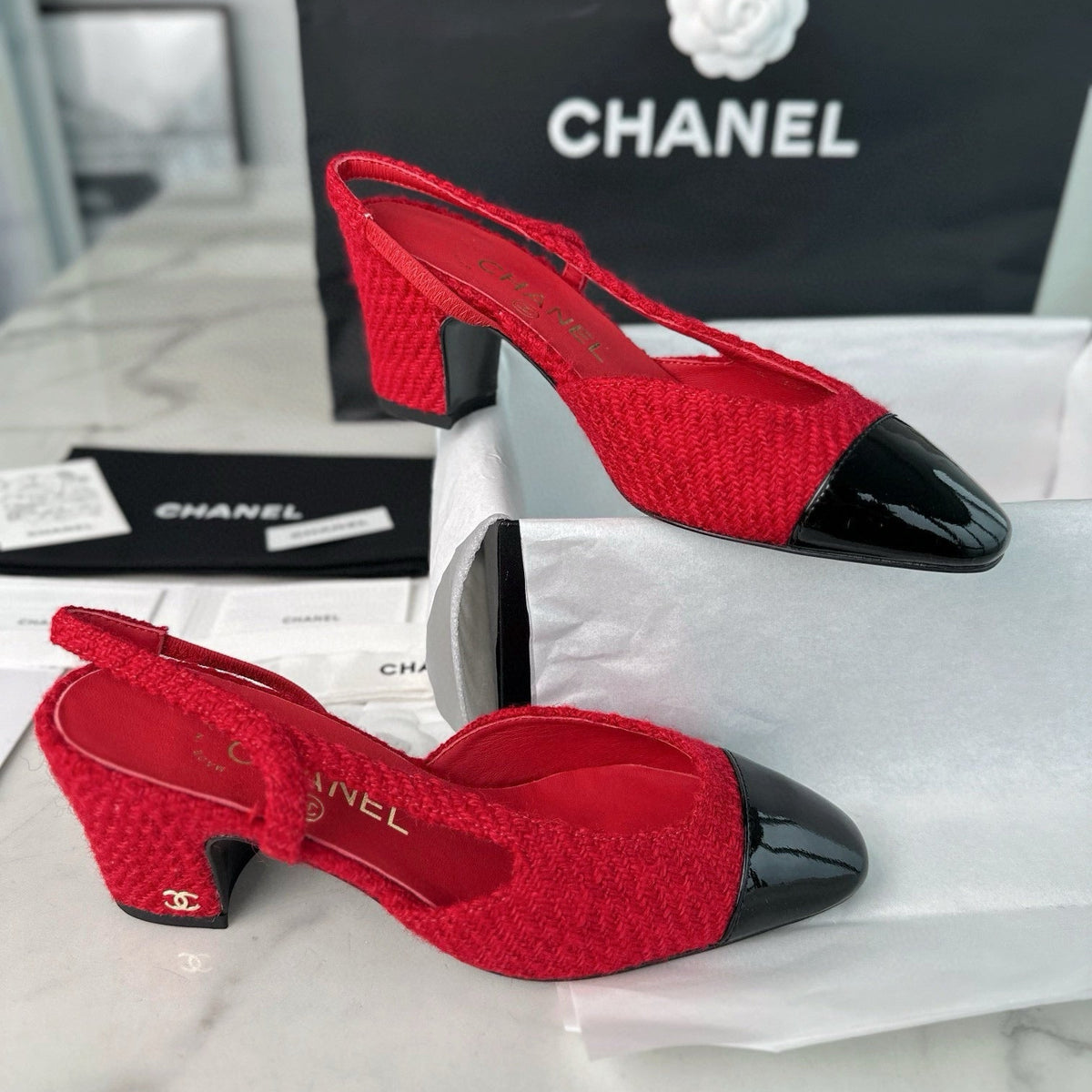 CC SLINGBACK HEELS
