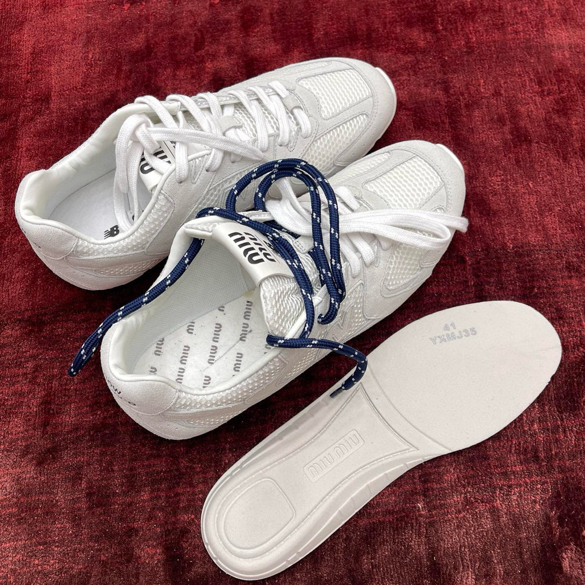 MIU M x NEW BALANCE TRAINERS