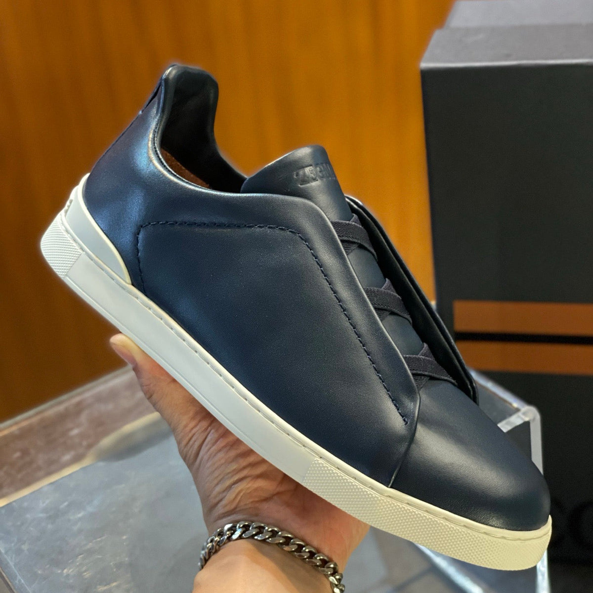 ZEGN TRIPLE STITCH SNEAKER