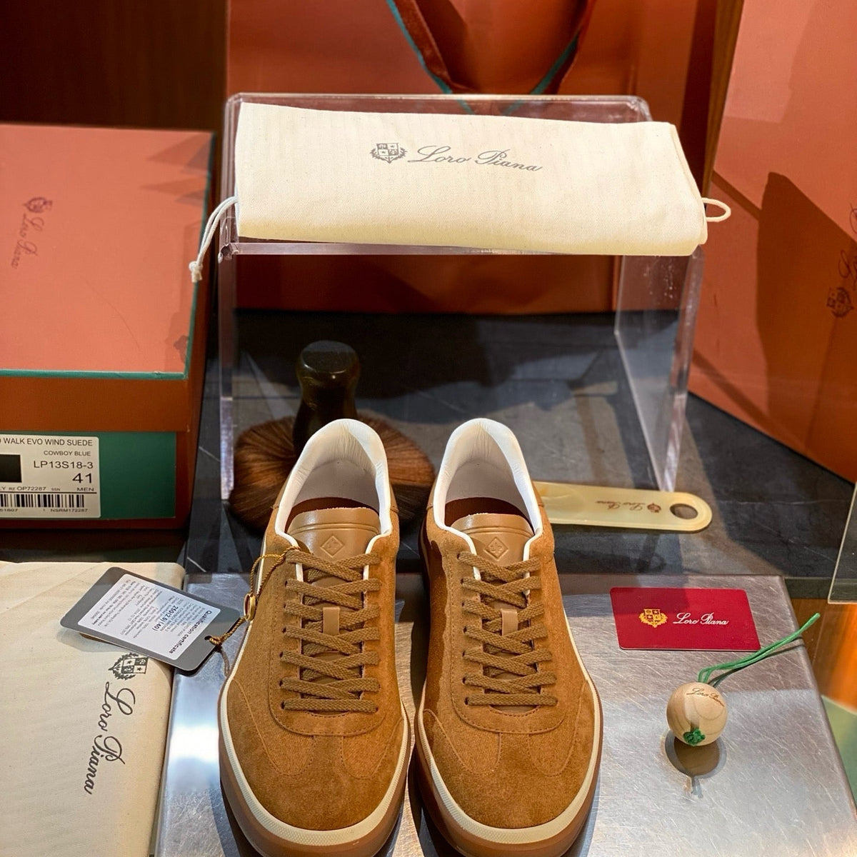 LORO P TENNIS WALK TRAINERS