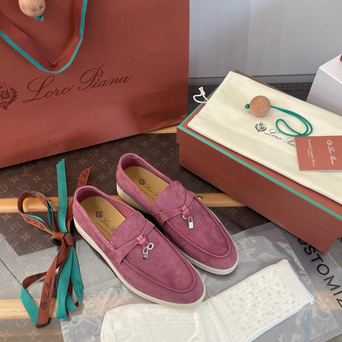 LORO P SUMMER CHARMS LOAFERS