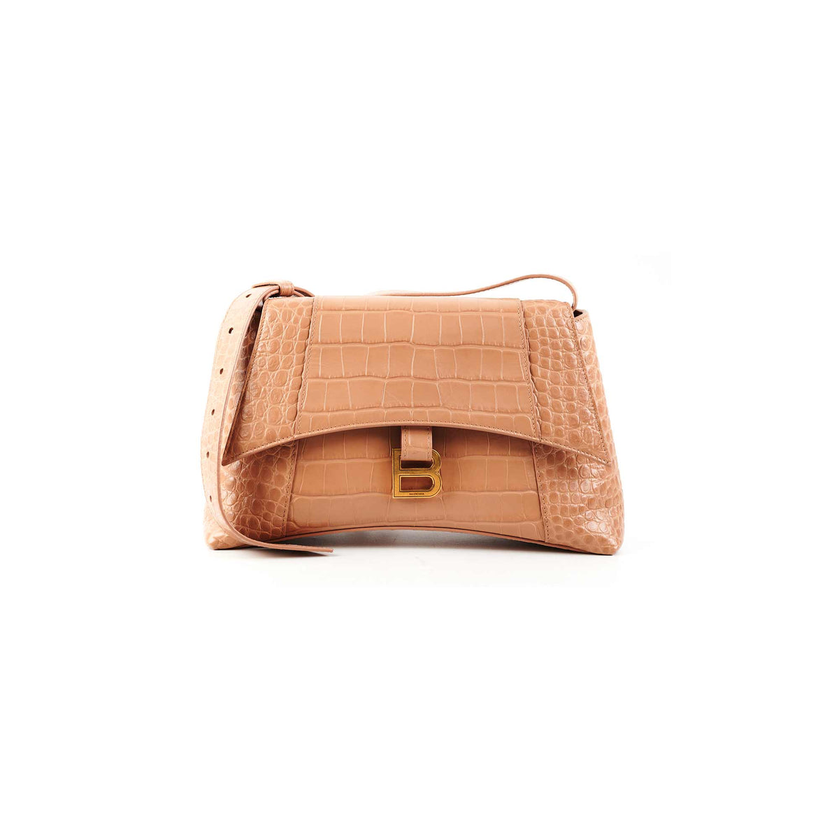 balenciaga Soft Hourglass Bag Beige Medium Size
