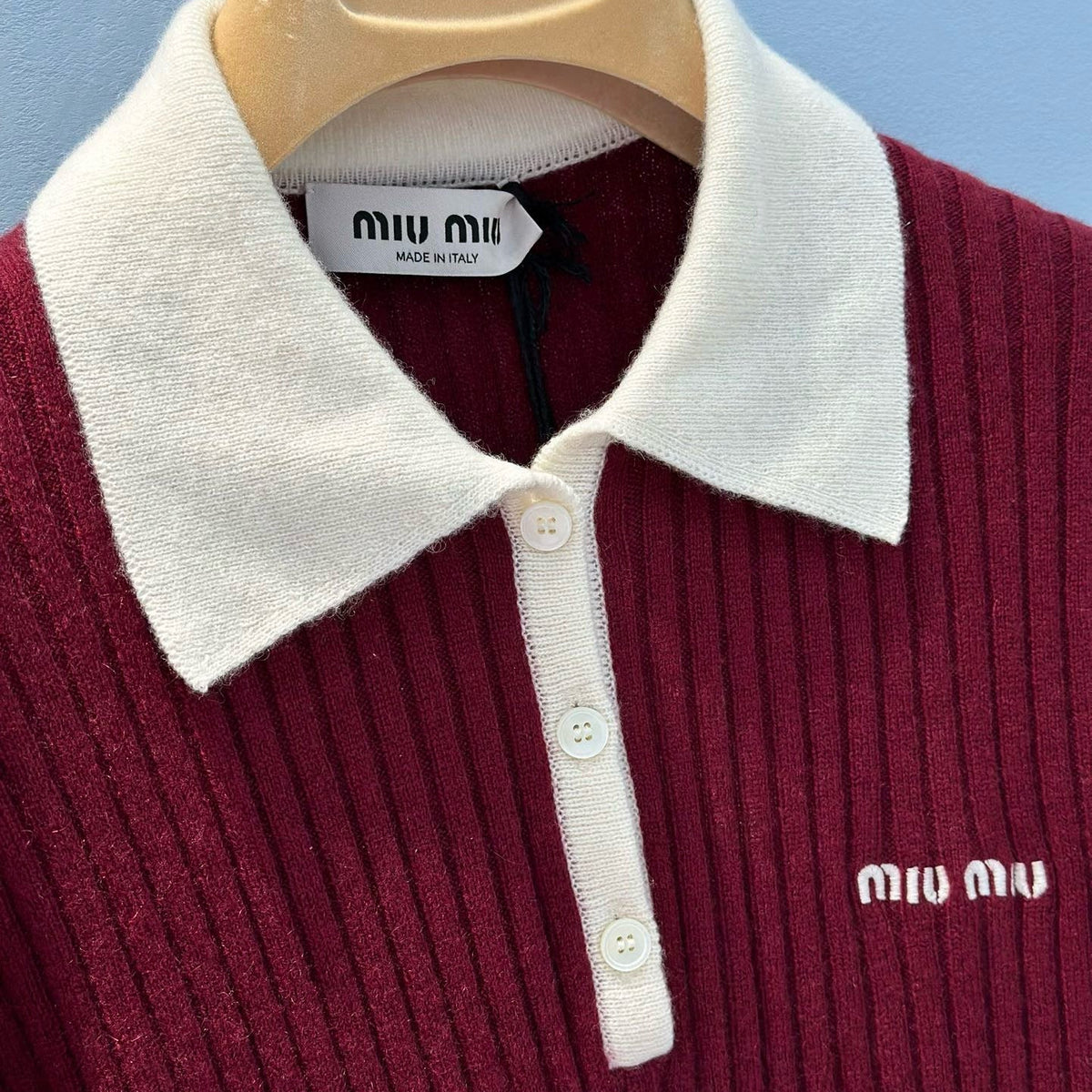 MIU M POLO SHIRT
