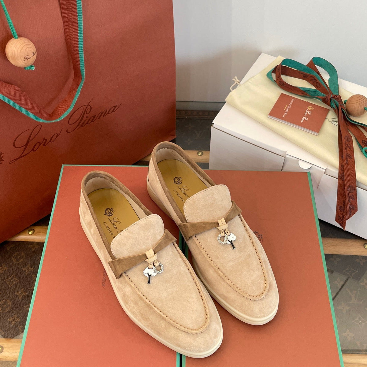 LORO P SUMMER CHARMS LOAFERS