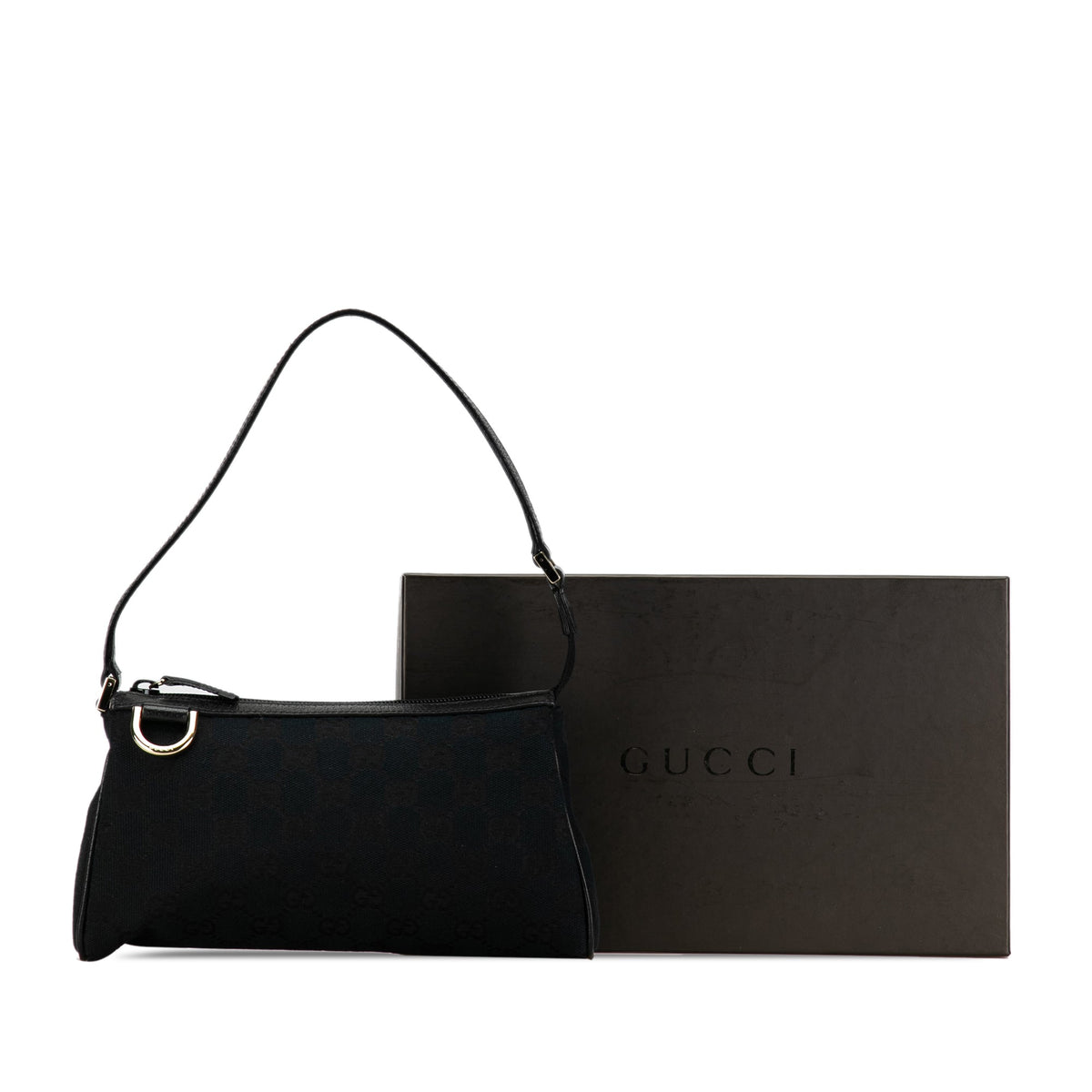GUCCI GG Canvas Abbey D-Ring Shoulder Bag